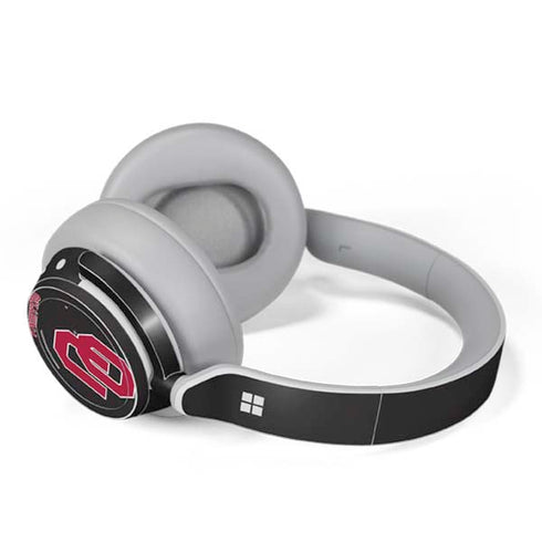 University of Oklahoma Sooners Black Surface Headphones Skin